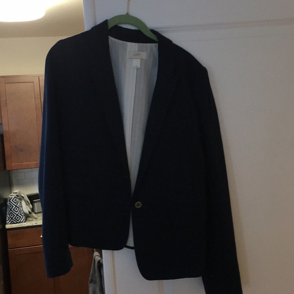 Loft navy blazer